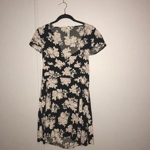 Midi length floral dress
